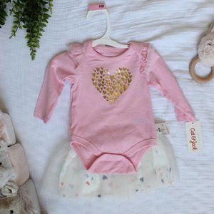 NWT Cat and Jack Newborn Tutu Set